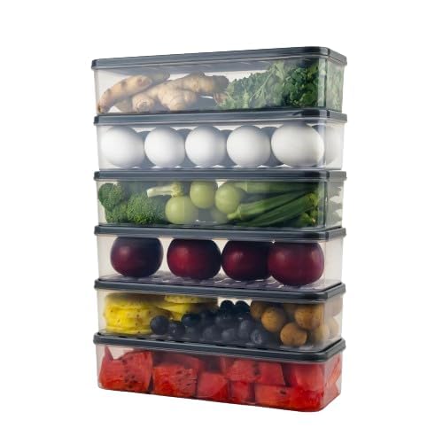 Fridge containers (pack of 6)