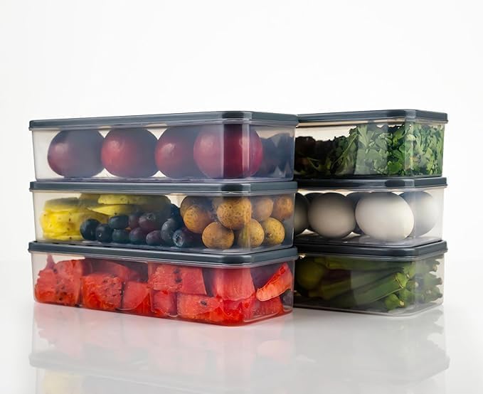 Fridge containers (pack of 6)