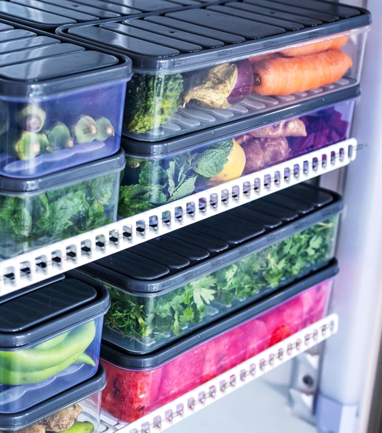 Fridge containers (pack of 6)