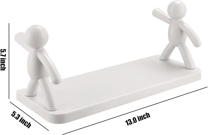 Wall Shelf  (Number of Shelves - 1, White)